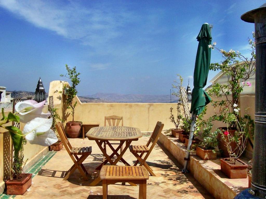Riad Noujoum Medina Fès Rom bilde